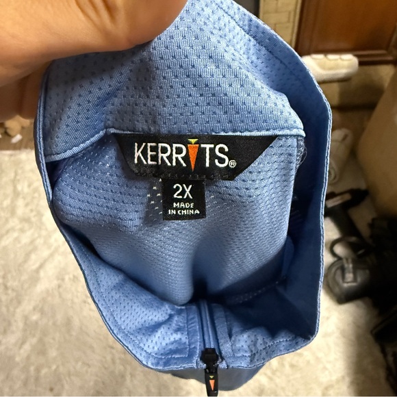 New Women’s Size 2X Blue Kerrits Short Sleeve Horseback Riding Sunshirt - Picture 5 of 5